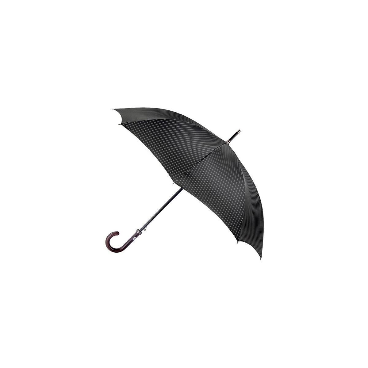Parapluie Canne Long Semi Automatique Noir - Esprit Référence : 14506