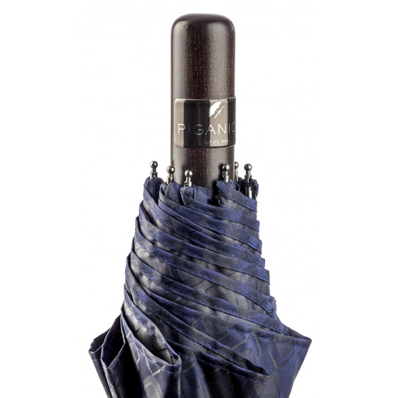 Mini-Parapluie pliant pour Homme Cubique automatique poignée bois droite