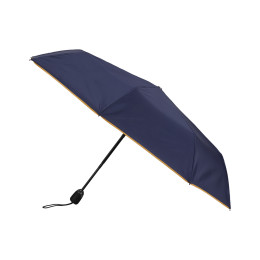 Parapluie Femme Pliant Marine Finition Moutarde