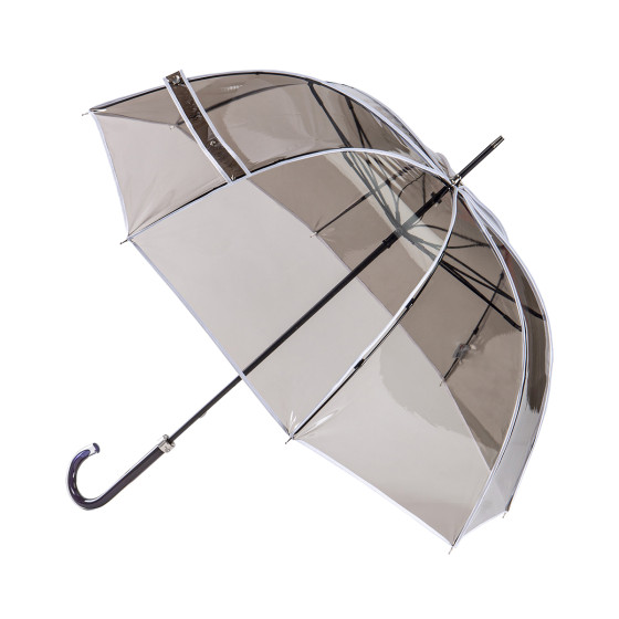 Parapluie Automatique Transparent 3 Plis - Portable, Léger, Pliable, Résistant Au Vent