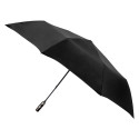 Mini-Parapluie Pliant Homme Noir automatique poignée bois droite
