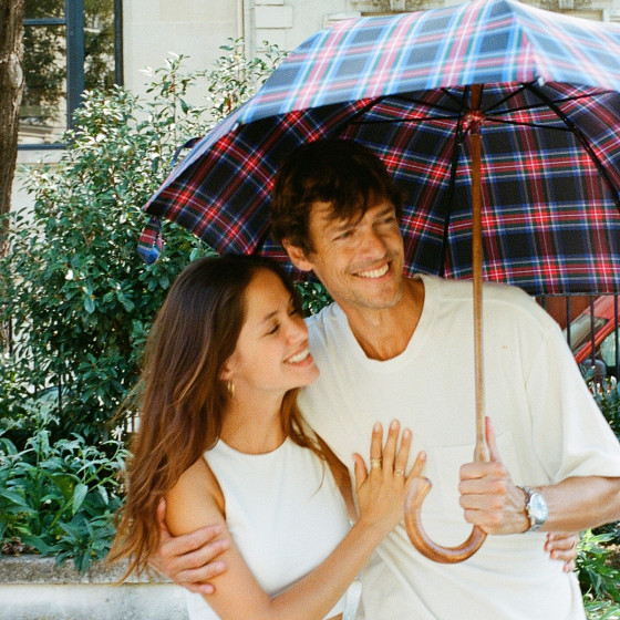 Parapluie Canne L’Elégant Homme Montage Anglais