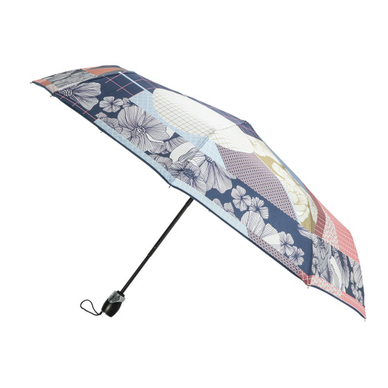 Parapluie femme pliant PATCHWORK côté