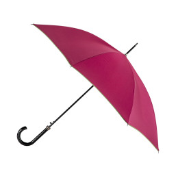 Parapluie Femme Canne Rose finition Kaki côté essentiel