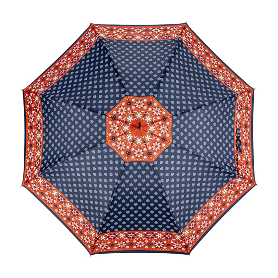 Parapluie femme canne EDELWEISS face