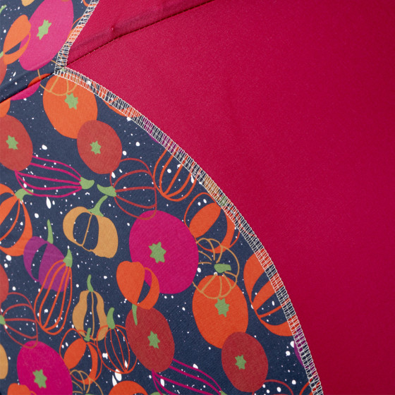 Parapluie femme canne NÉON PUMPKINS détails motif