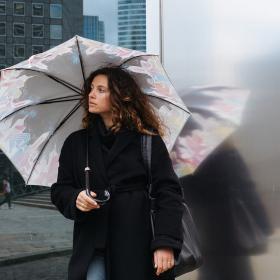 Parapluie femme canne METAVERS shooting