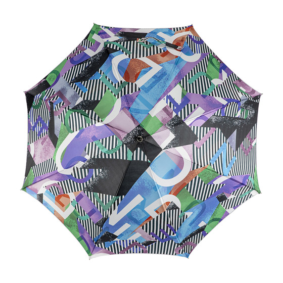 Parapluie femme canne UNDERGROUND face