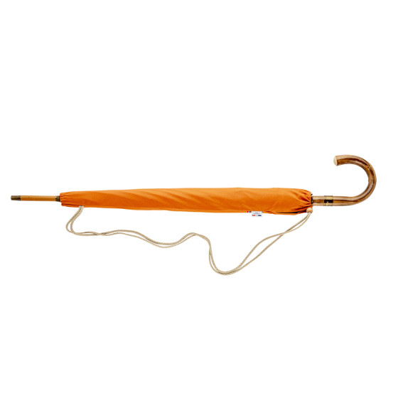 Parapluie L'Aurillac pour femme orange fermé+fourreau