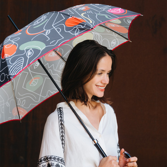 Parapluie femme canne IDOLES shooting