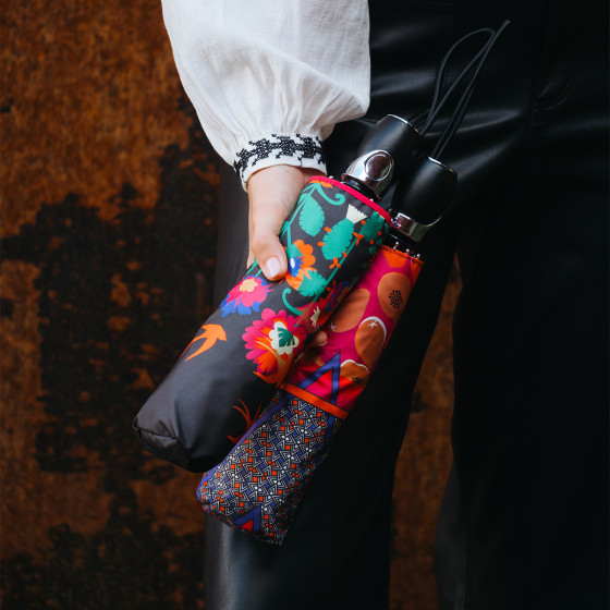 Parapluie femme pliant ROOIBOS shooting