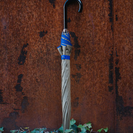 Parapluie Femme Canne Pesto finition Bleu Klein