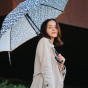 Parapluie Femme Canne Jeu de Dames