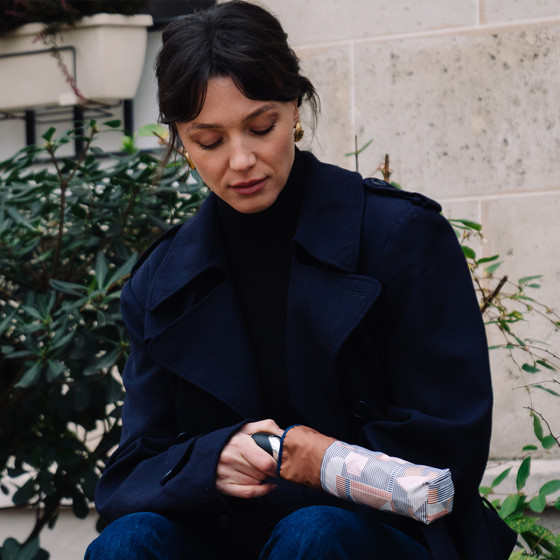 Parapluie femme pliant MIX TANGRAM UNI shooting