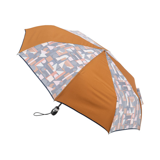 Parapluie femme pliant MIX TANGRAM UNI ouvert