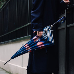 Parapluie femme canne CONSTELLATION shooting