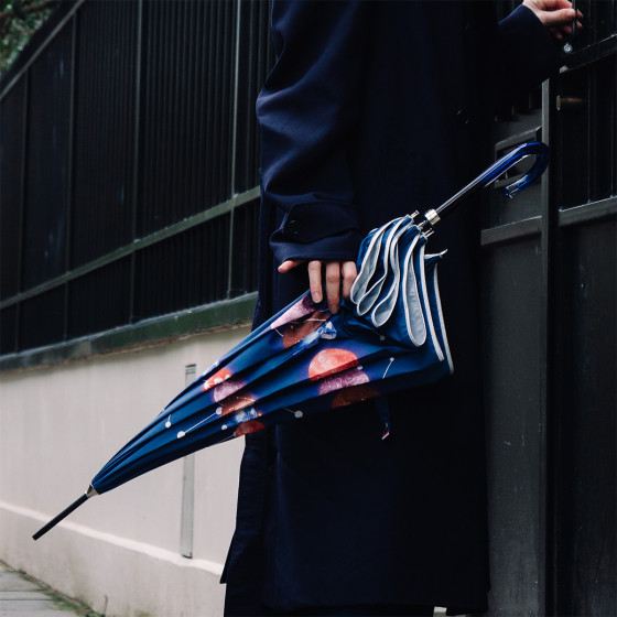 Parapluie femme canne CONSTELLATION shooting