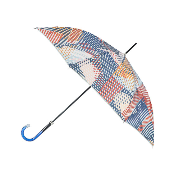 Parapluie femme canne TANGRAM côté