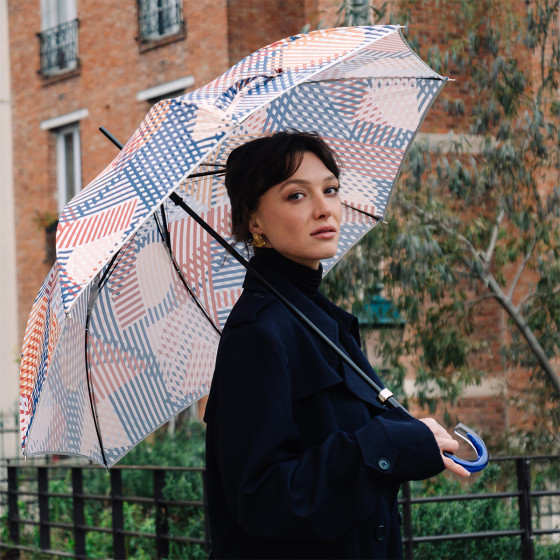 Parapluie femme canne TANGRAM shooting
