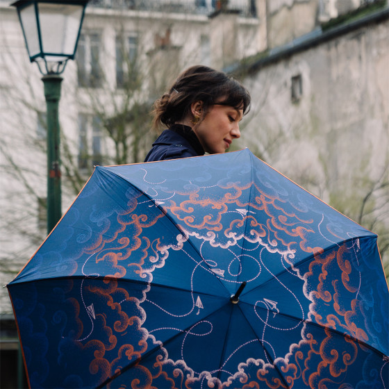 Parapluie femme canne SKYLINE shooting