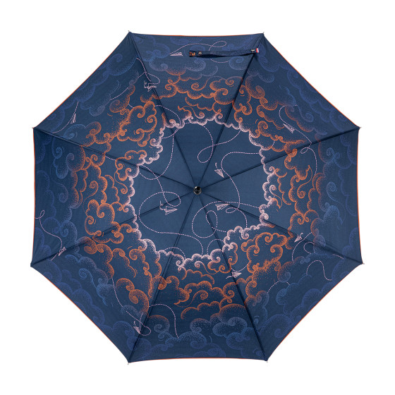Parapluie femme canne SKYLINE face