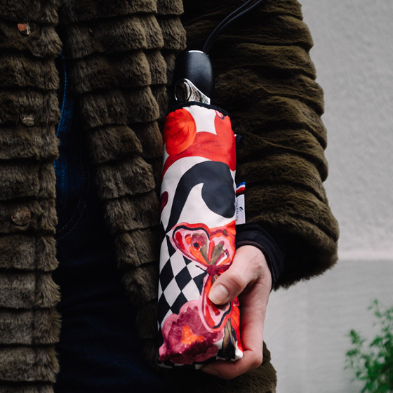 Parapluie femme pliant VINTAGE GARDEN shooting