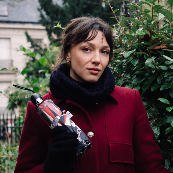 Parapluie femme pliant BACKGAMMON shooting