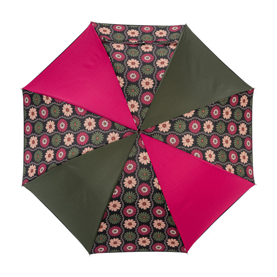 Parapluie femme canne WALLPAPER face