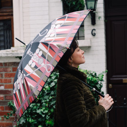Parapluie femme canne BACKGAMMON shooting