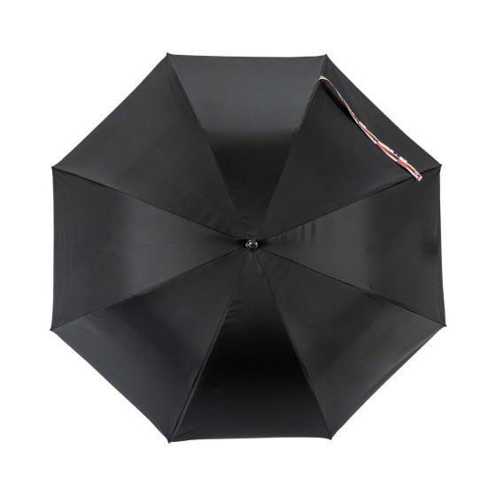 Parapluie femme canne DOUBLÉ BACKGAMMON face