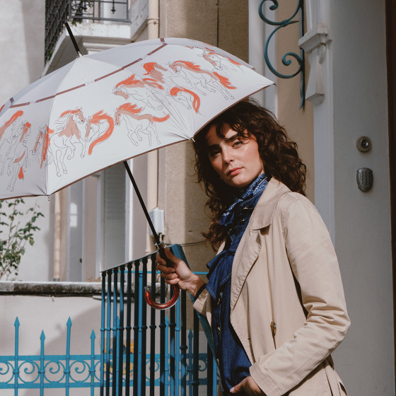Parapluie femme canne ALESAN