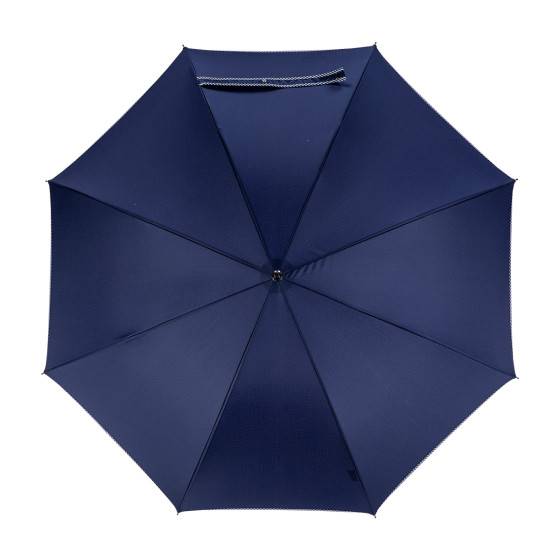 Parapluie Femme Canne Marine finition Marine RAYURES