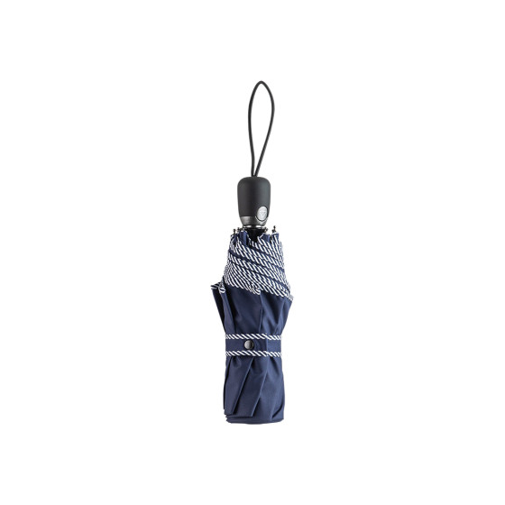 Parapluie Femme Pliant Marine finition Marine RAYURES