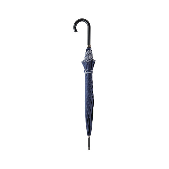 Parapluie Femme Canne Marine finition Marine RAYURES
